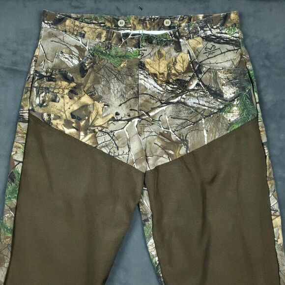 Wrangler ProGear Pants Mens 36x30 Brown Camo Realtree Nylon Reinforced Hunting - Picture 4 of 15